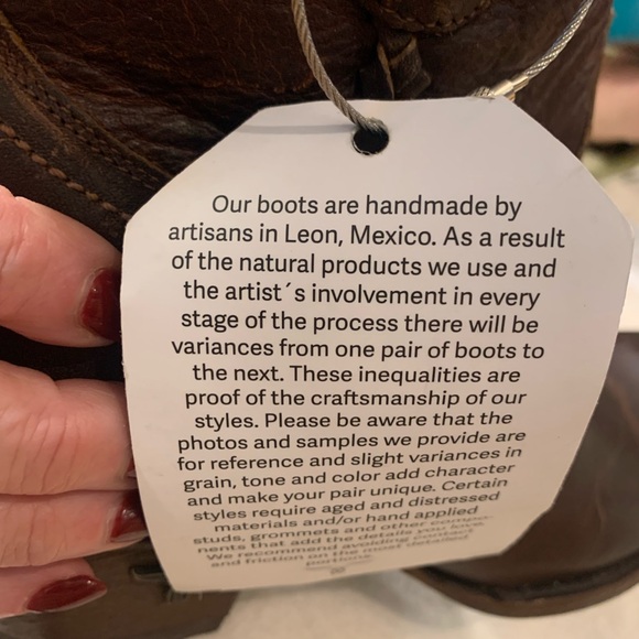 NWT Lane Plain Jane Cowboy Boots - Picture 7 of 7